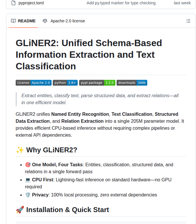 Fastino Ai Gliner2 screenshot