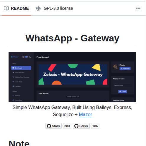 Fawwaz37 Whatsapp Gateway screenshot