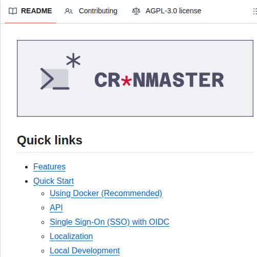 Fccview Cronmaster screenshot