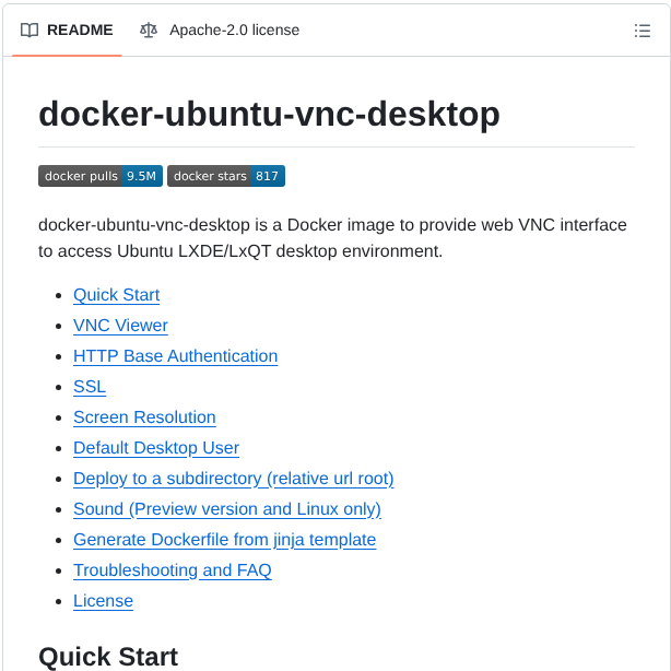 Fcwu Docker Ubuntu Vnc Desktop screenshot