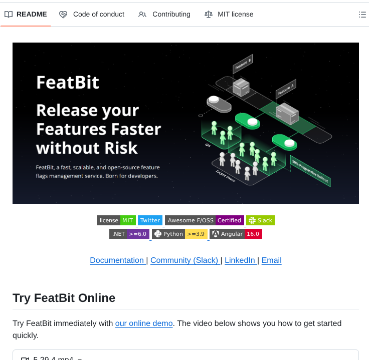 Featbit Featbit screenshot
