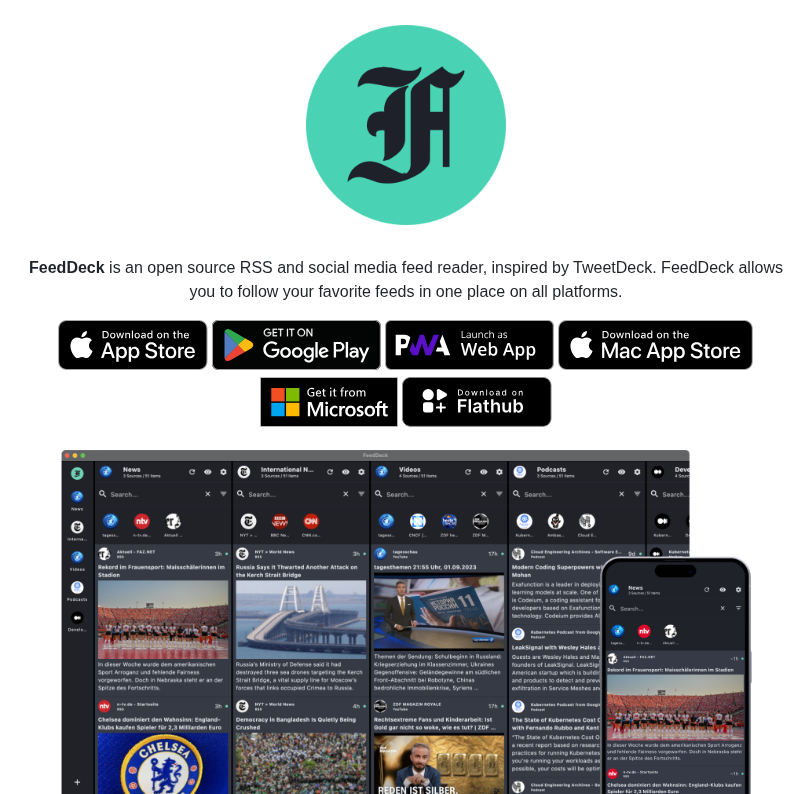Feeddeck Feeddeck screenshot