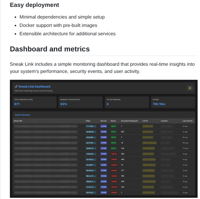 Felixandersen Sneak Link screenshot