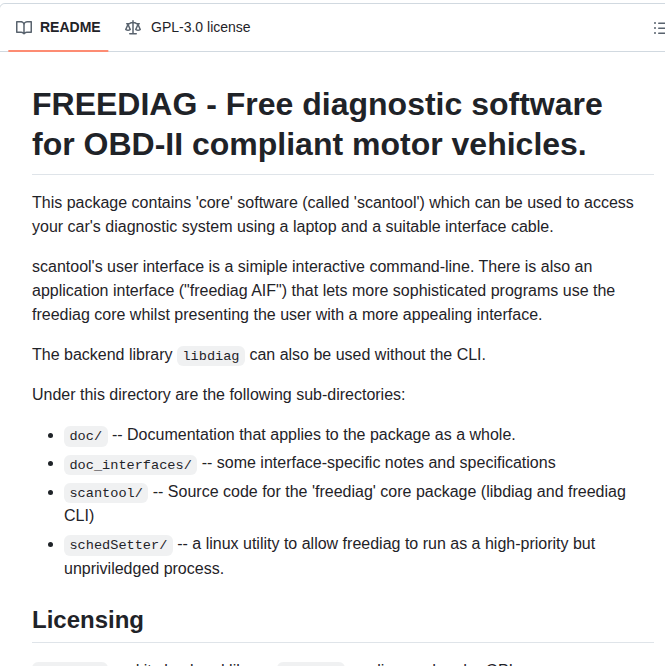 Fenugrec Freediag screenshot