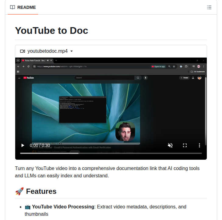 Filiksyos Youtube To Doc screenshot