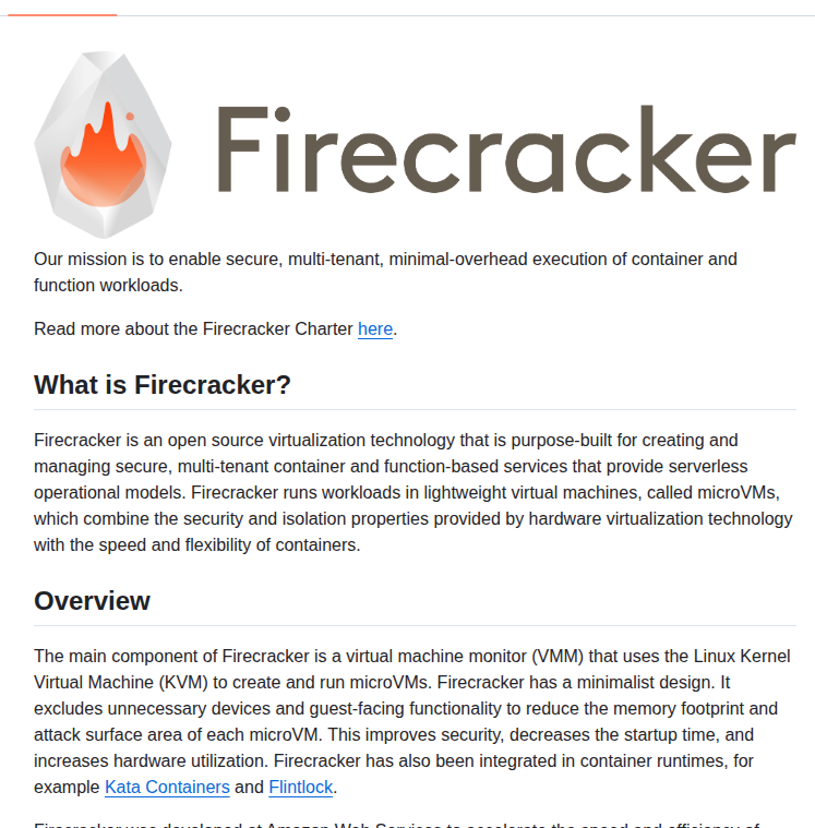 Firecracker Microvm Firecracker screenshot