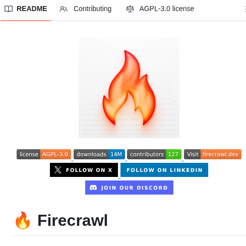 Firecrawl Firecrawl screenshot
