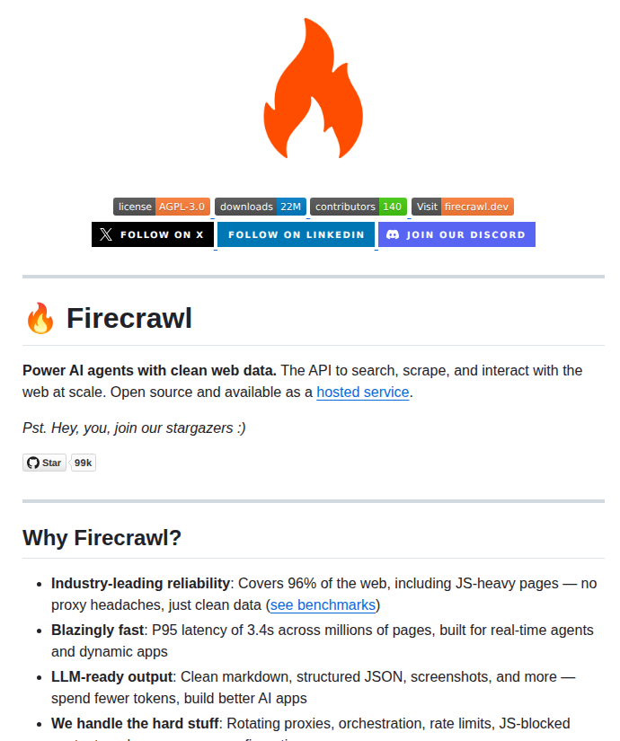 Firecrawl Firecrawl screenshot