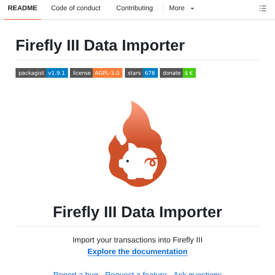 Firefly Iii Data Importer screenshot