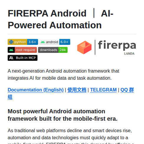 Firerpa Lamda screenshot