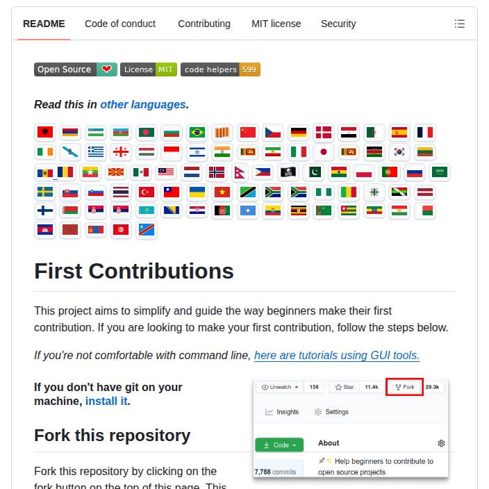 Firstcontributions First Contributions screenshot