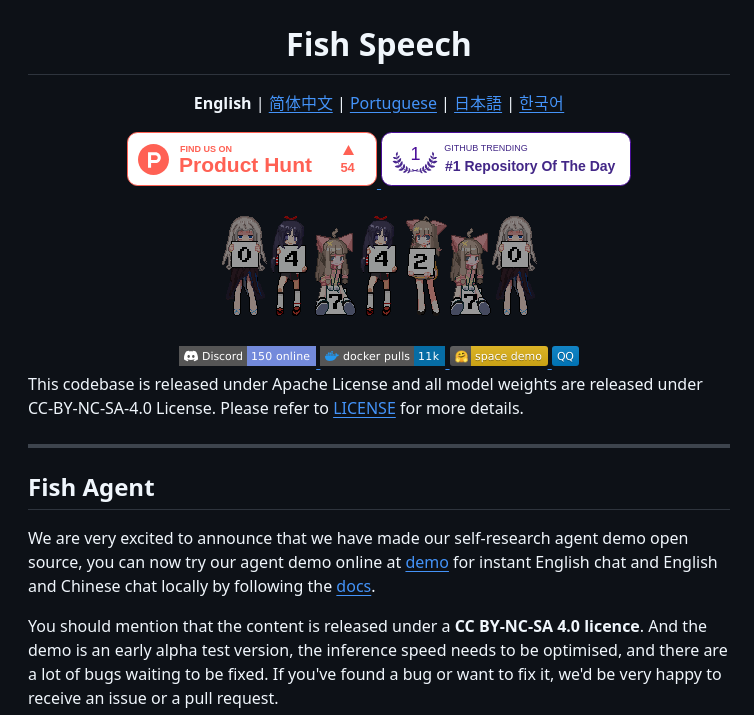 Fishaudio Fish Speech screenshot