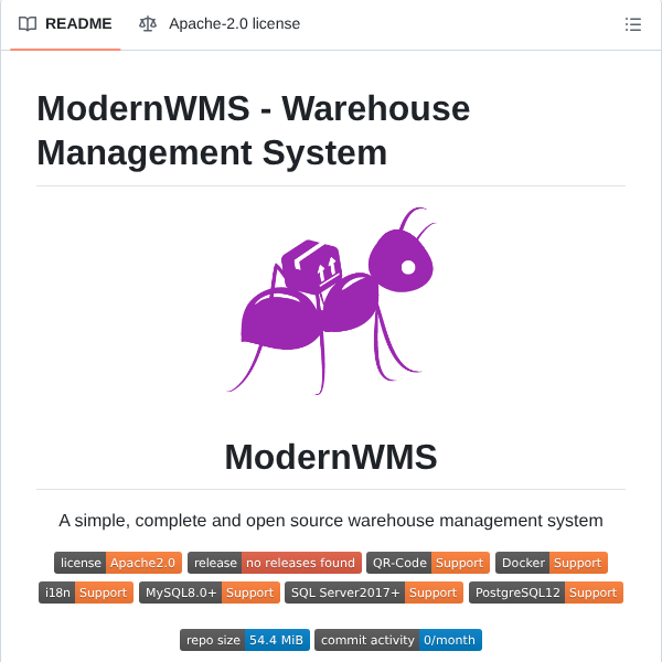 Fjyktec Modernwms screenshot