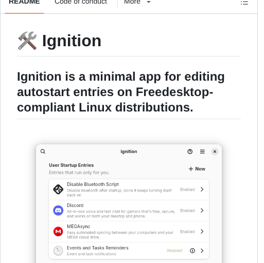 Flattool Ignition screenshot