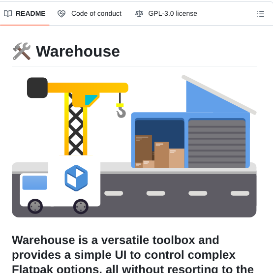 Flattool Warehouse screenshot