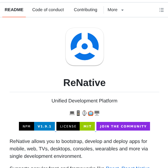 Flexn Io Renative screenshot