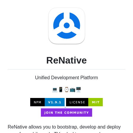 Flexn Io Renative screenshot