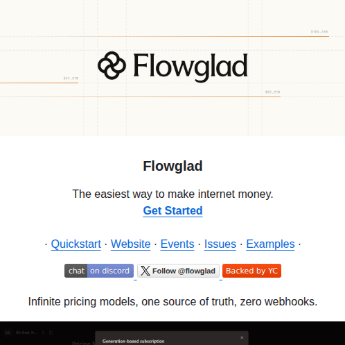 Flowglad Flowglad screenshot