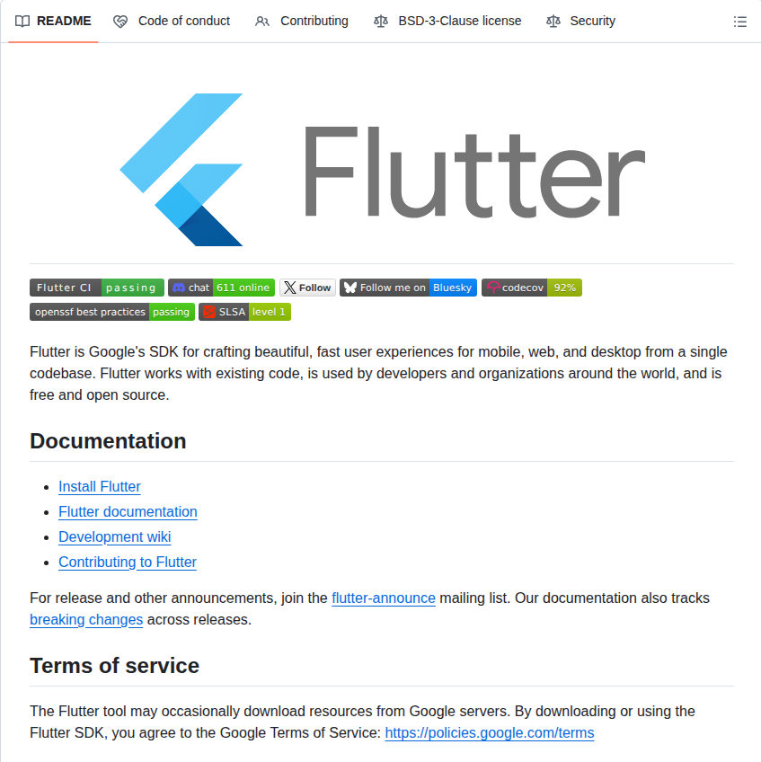Flutter Flutter screenshot
