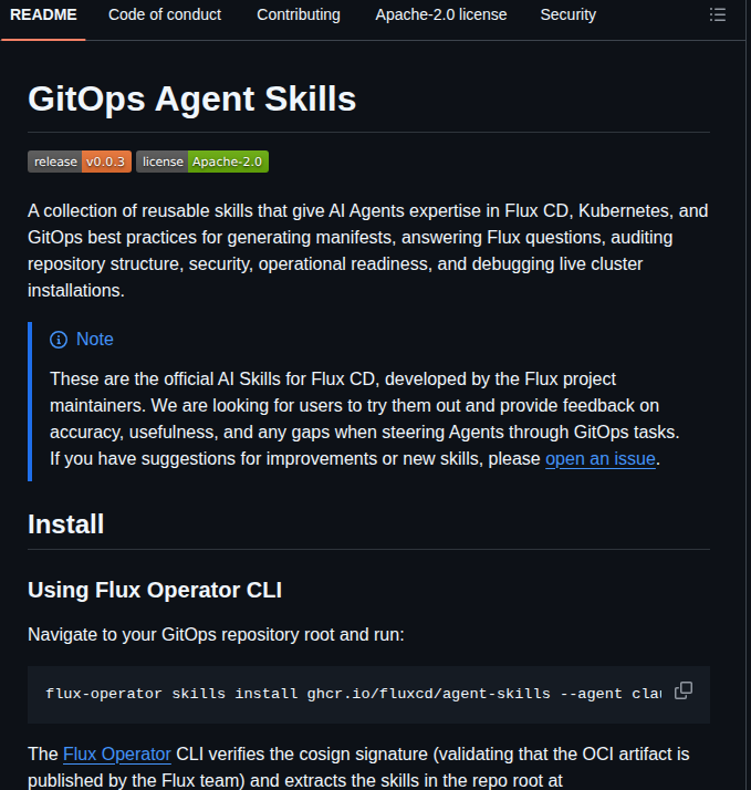 Fluxcd Agent Skills screenshot