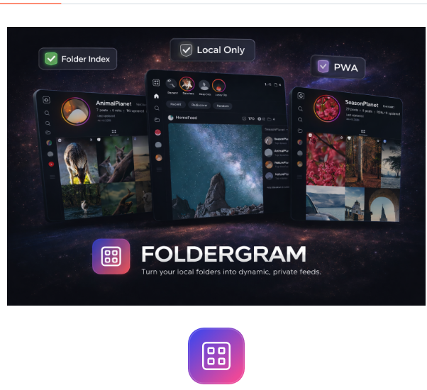 Foldergram Foldergram screenshot