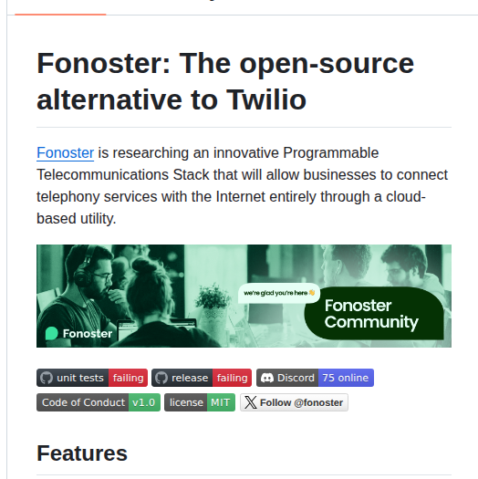 Fonoster Fonoster screenshot