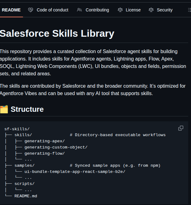 Forcedotcom Sf Skills screenshot