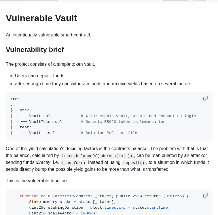Forefy Vulnvault screenshot