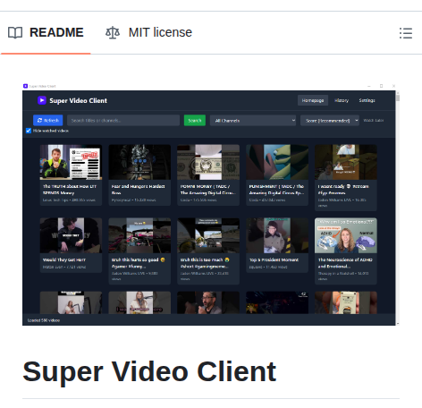 Forestoak777 Super Video Client screenshot