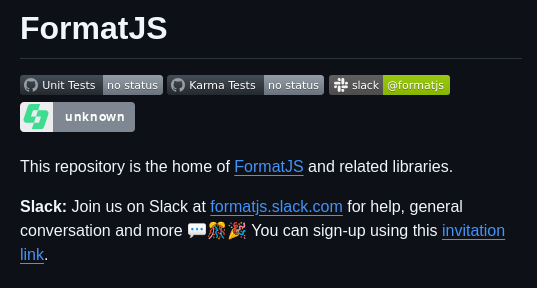 Formatjs Formatjs screenshot