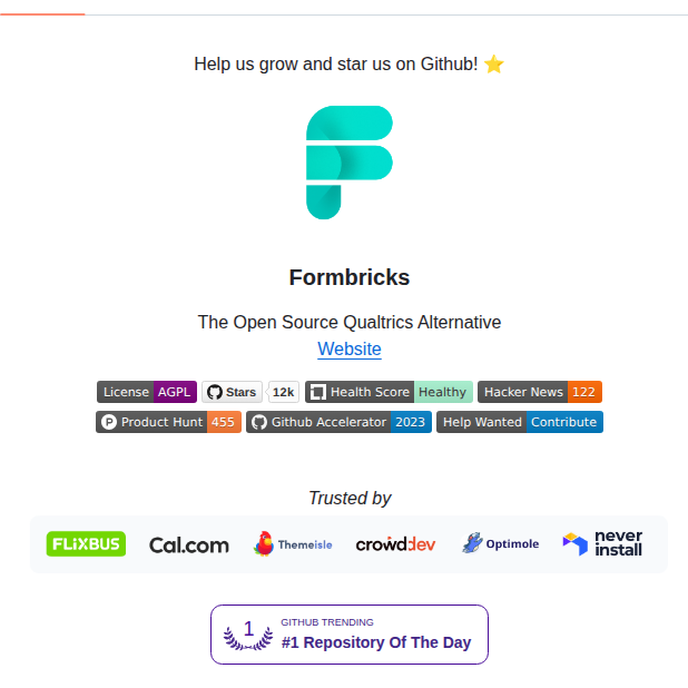 Formbricks Formbricks screenshot