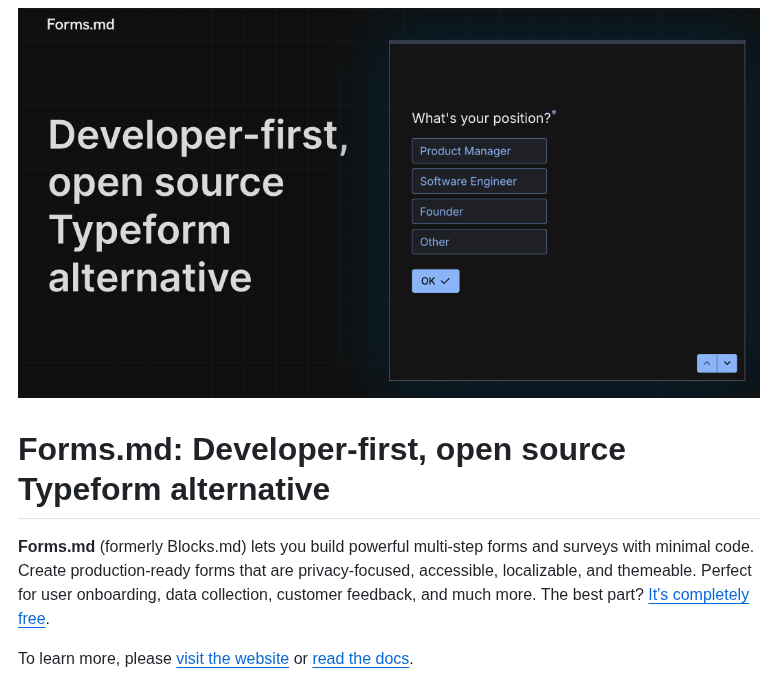 Formsmd Formsmd screenshot