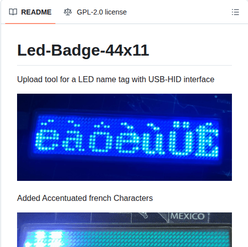 Fossasia Led Name Badge Ls32 screenshot