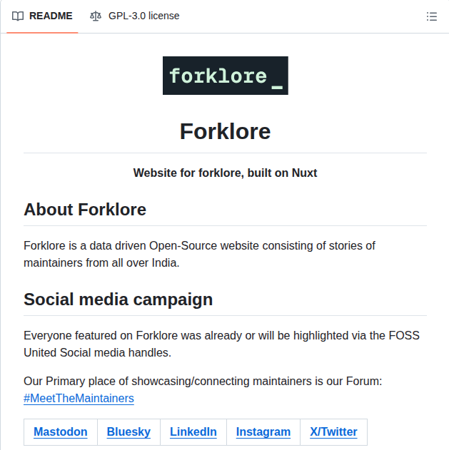 Fossunited Forklore screenshot