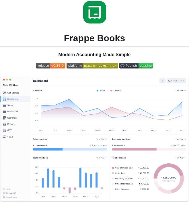 Frappe Books screenshot