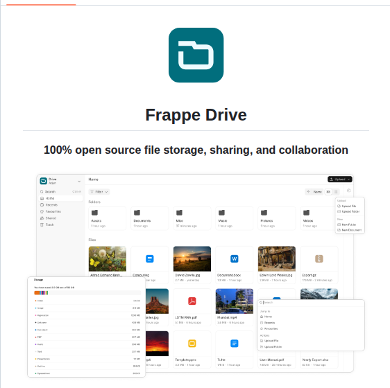 Frappe Drive screenshot