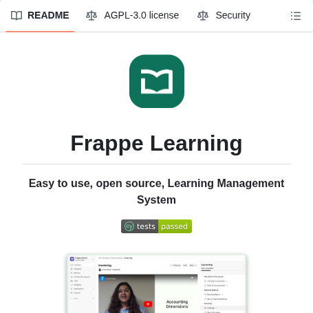 Frappe Lms screenshot