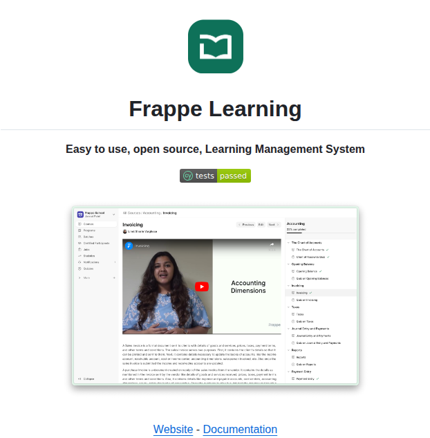 Frappe Lms screenshot