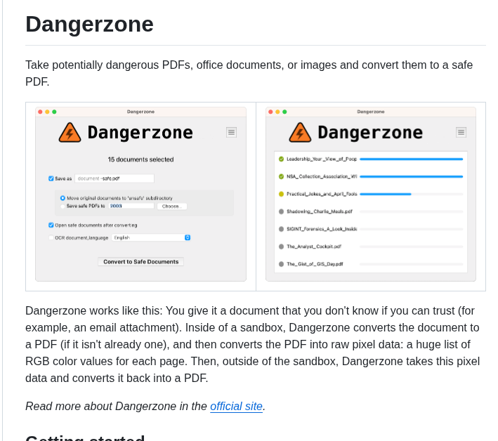 Freedomofpress Dangerzone screenshot