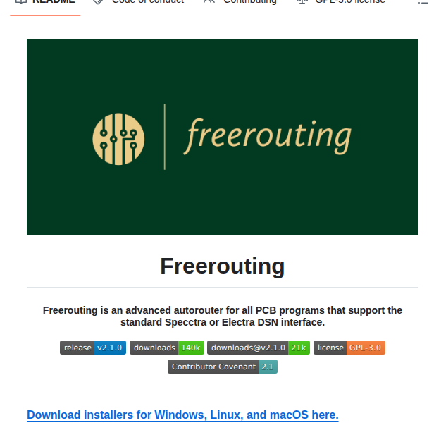 Freerouting Freerouting screenshot