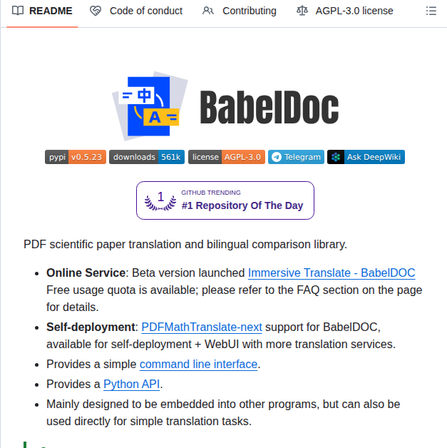 Funstory Ai Babeldoc screenshot