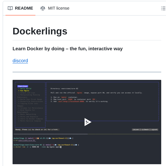 Furkan Dockerlings screenshot
