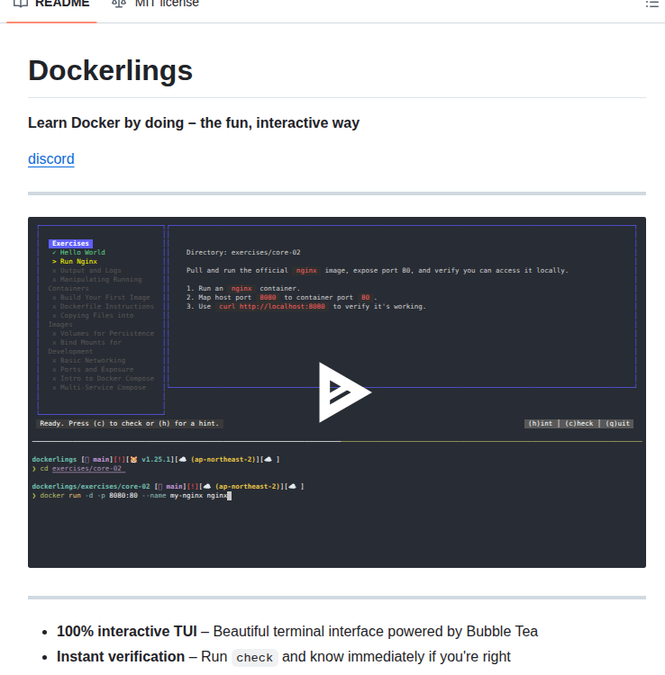 Furkan Dockerlings screenshot