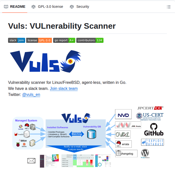 Future Architect Vuls screenshot