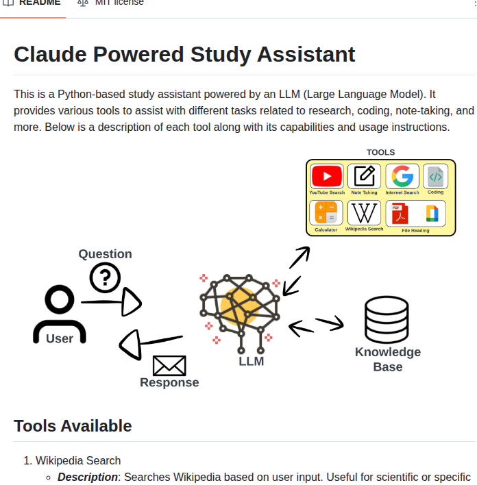 G Hano Claude Powered Study Assistant screenshot