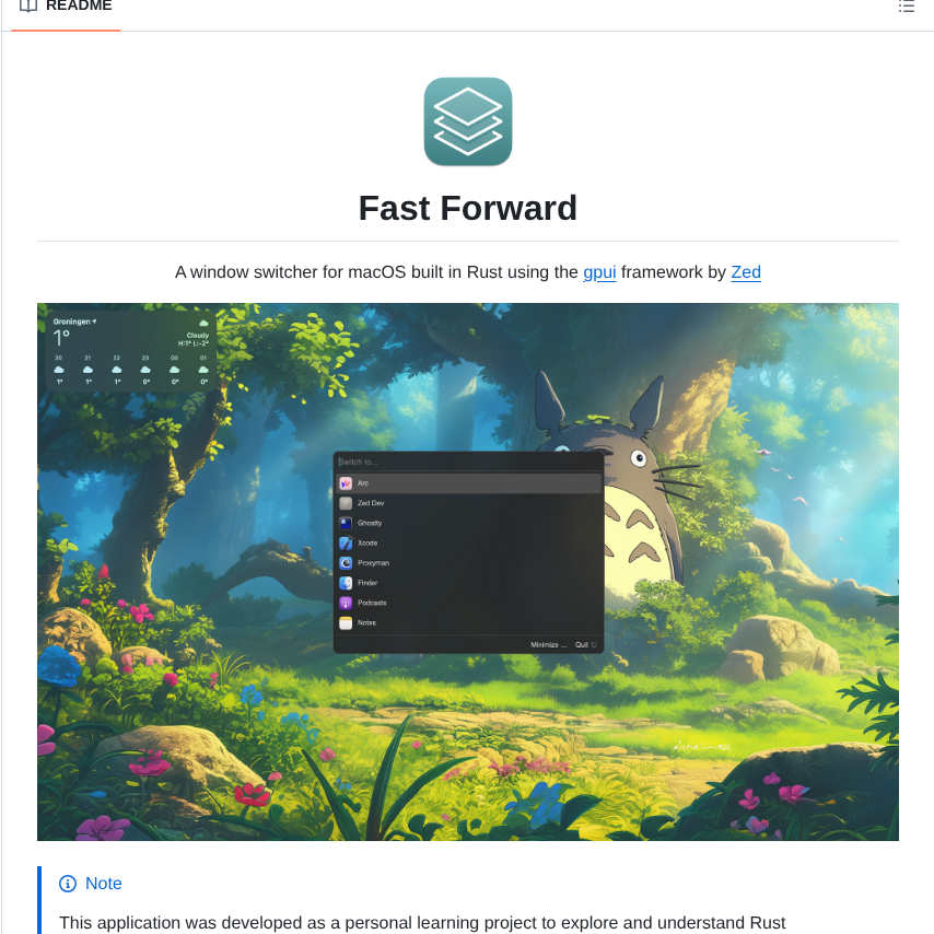 Gaauwe Fast Forward screenshot