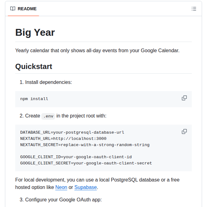 Gabrielvaldivia Big Year screenshot