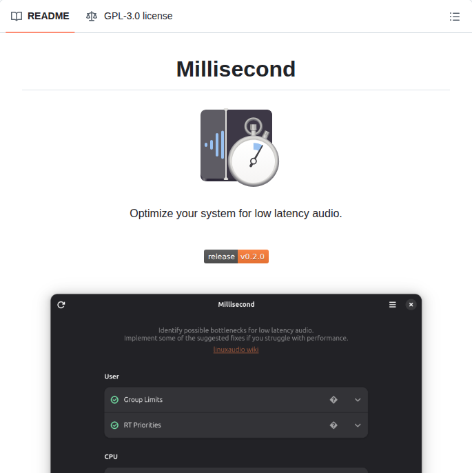 Gaheldev Millisecond screenshot