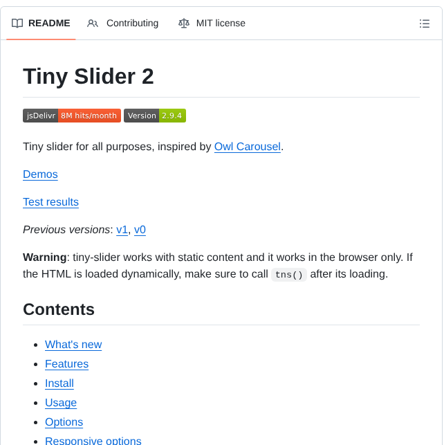 Ganlanyuan Tiny Slider screenshot