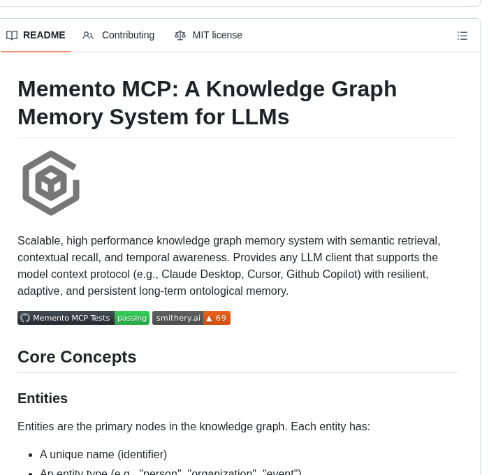 Gannonh Memento Mcp screenshot